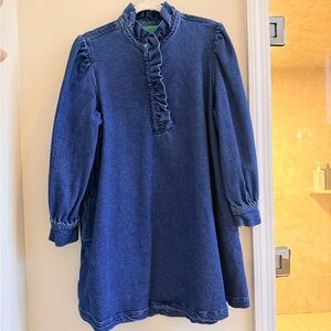 Clare V Ella denim dress size medium EUC